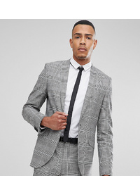 Heart & Dagger Tall Skinny Suit Jacket In Prince Of Wales Check