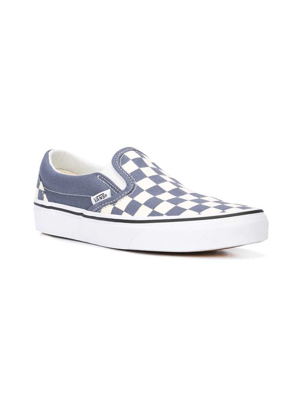 grisaille checkered vans