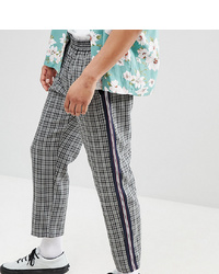 Milk It Cropped Check Trousers With