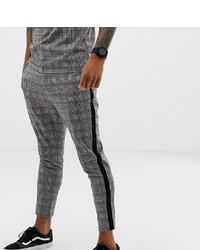 Mauvais Cropped Trousers In Check With