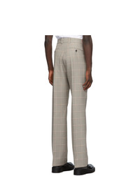 Marni Grey Recycled Check Trousers