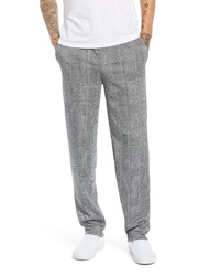 NATIVE YOUTH Slim Fit Houndstooth Check Jogger Pants