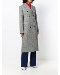 Calvin Klein 205W39nyc Checked Double Breasted Coat