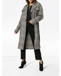 Magda Butrym Checked Double Breasted Coat