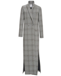 Rosie Assoulin Long Prince Of Wales Check Cotton Coat