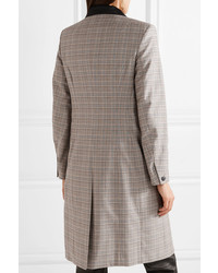 Rag & Bone Preston Double Breasted Checked Wool And Cotton Blend Coat