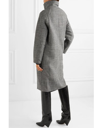 Akris Terrance Reversible Houndstooth Wool Coat