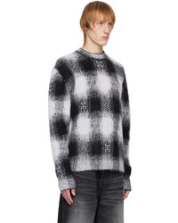 Givenchy Black White 4g Check Sweater