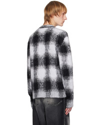 Givenchy Black White 4g Check Sweater