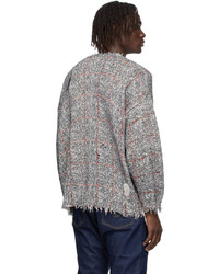 R13 Printed Tweed Sweater