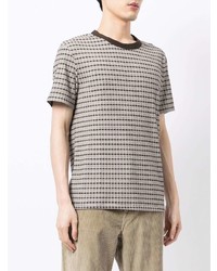 Our Legacy Check Print Short Sleeved T Shirt