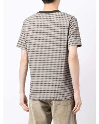 Our Legacy Check Print Short Sleeved T Shirt