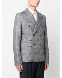 Kenzo Checked Double Breasted Blazer