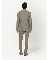 Dolce & Gabbana Houndstooth Check Tailored Blazer