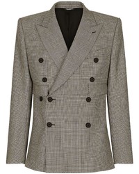 Dolce & Gabbana Houndstooth Check Tailored Blazer