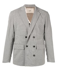 Loveless Printed Double Breasted Blazer