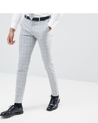 Selected Homme Skinny Fit Suit Trouser In Grey Check