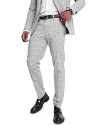 Topman Skinny Suit Trousers In Light Grey At Nordstrom