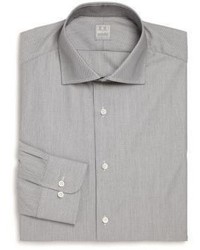 Ike Behar Regular Fit Micro Check Dress Shirt