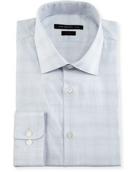 John Varvatos Star Usa Slim Fit Micro Check Dress Shirt Gray