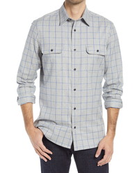 Nordstrom Men's Shop Nordstrom Stretch Flannel Button Up Shirt