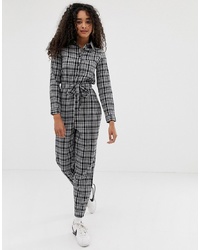 Wednesday's Girl Boilersuit In Check