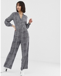 Warehouse Jumpsuit In Check