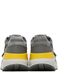 Burberry Gray Vintage Check Sneakers