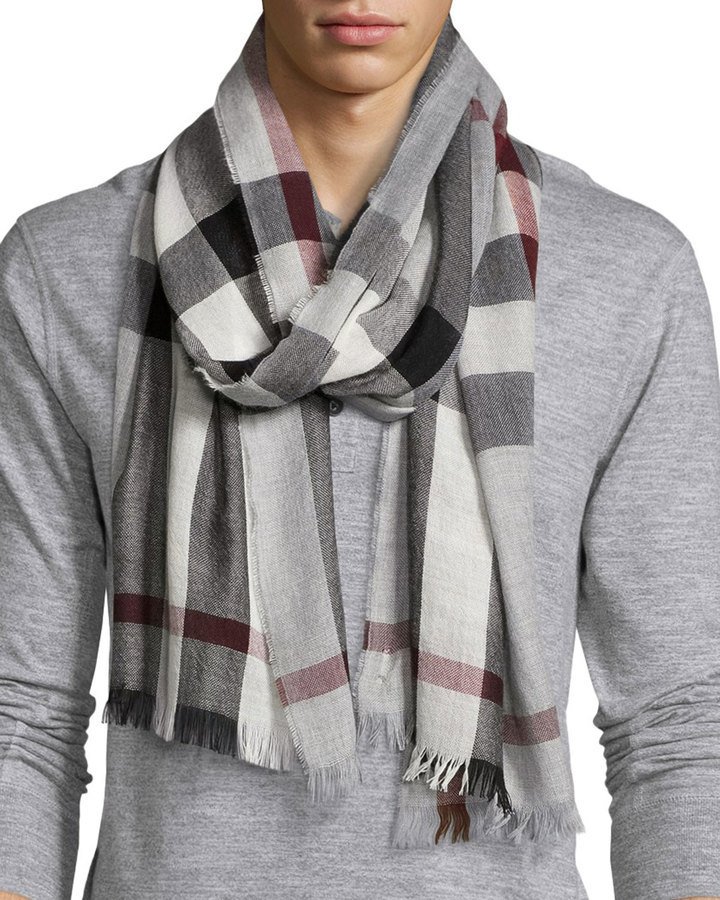 burberry lightweight scarf