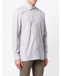 Kiton Checked Fitted Shirt