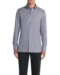 Bugatchi Classic Fit Check Cotton Button Up Shirt