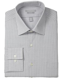 Van Heusen Fitted Grey White Graphic Check