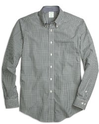 Brooks Brothers Non Iron Milano Fit Micro Check Sport Shirt