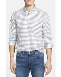 Lucky Brand Palisades White Label Fit Check Woven Shirt