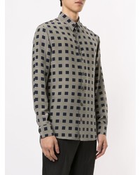 Giorgio Armani Squared Pattern Shirt