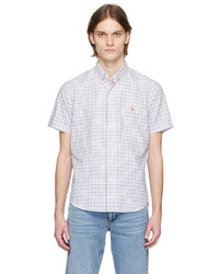 Polo Ralph Lauren White Embroidered Check Shirt