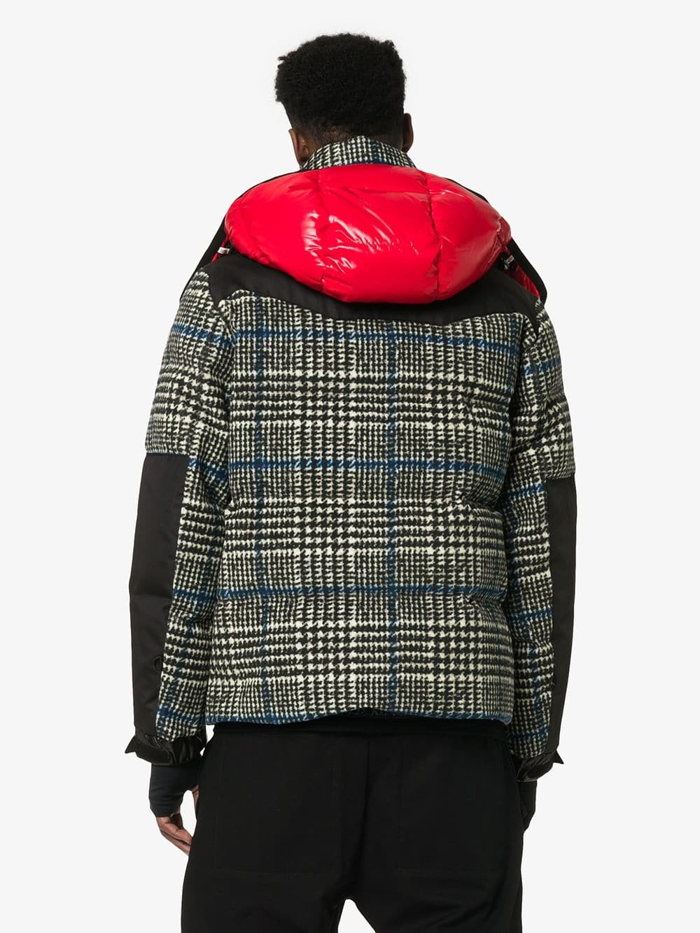 MONCLER GRENOBLE Check Padded Feather Down Jacket, $2,350 | farfetch ...