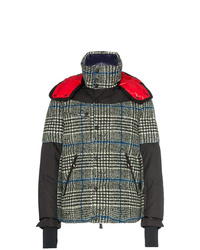 MONCLER GRENOBLE Check Padded Feather Down Jacket