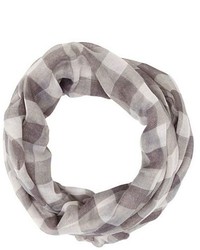 Charlotte Russe Checkered Infinity Scarf