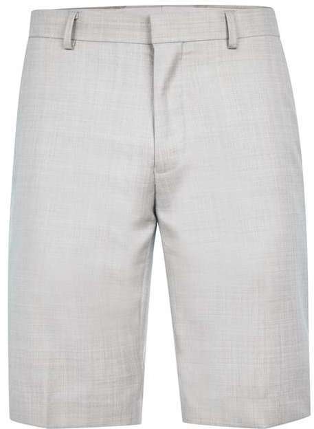 tailored suit shorts