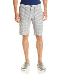 Vivienne Westwood Check And Stripe Tech Wool Panel Shorts