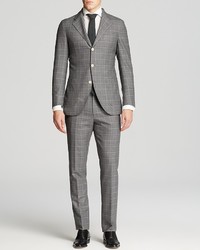 Bloomingdale's Eidos Glen Plaid Suit Regular Fit