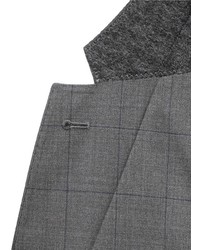Armani Collezioni Windowpane Check Virgin Wool Suit