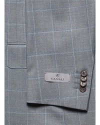 Canali Windowpane Check Wool Suit