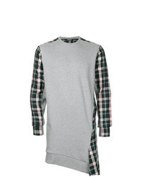 Grey Check Sweatshirt