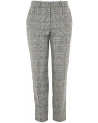 Topshop Checked Tapered Leg Pants