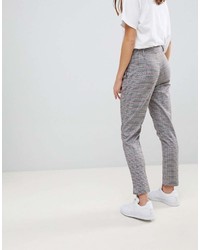 Daisy Street Cigarette Pants In Prince Of Wales Check