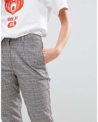 Daisy Street Cigarette Pants In Prince Of Wales Check