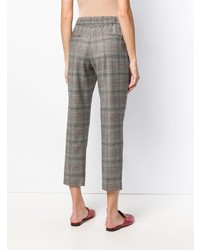 Peserico Plaid Cropped Trousers