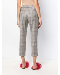Peserico Plaid Cropped Trousers